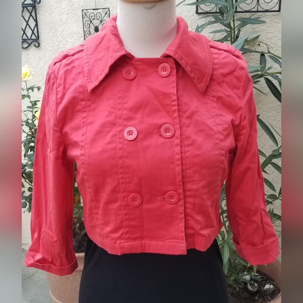 Material Girl Crop Ruffled Jacket - Picture 3 of 10
